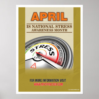 Official April Stress Awareness Month Poster