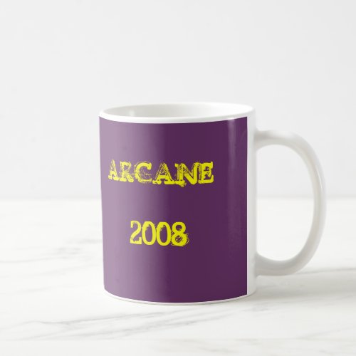 official arcane merch mug 2008