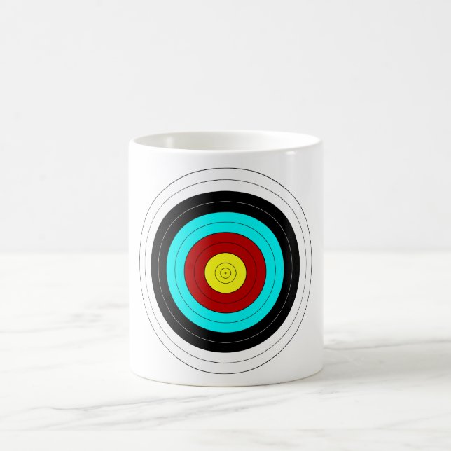 OFFICIAL ARCHERY TARGET ~ COFFEE MUG (Center)