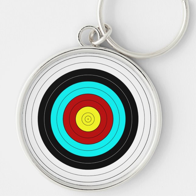 OFFICIAL ARCHERY TARGET ~ KEYCHAIN (Front)