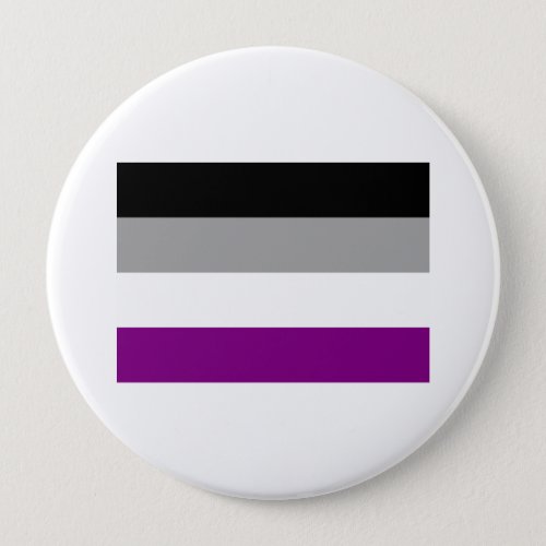 OFFICIAL ASEXUAL PRIDE FLAG PINBACK BUTTON