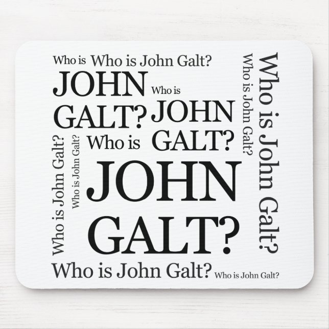 Official ATLAS SHRUGGED Movie Mouse Pad (Front)