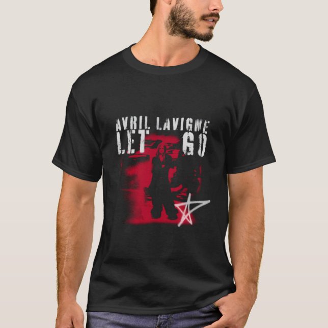 Official Avril Lavigne Let Go Spraypaint T-Shirt (Front)