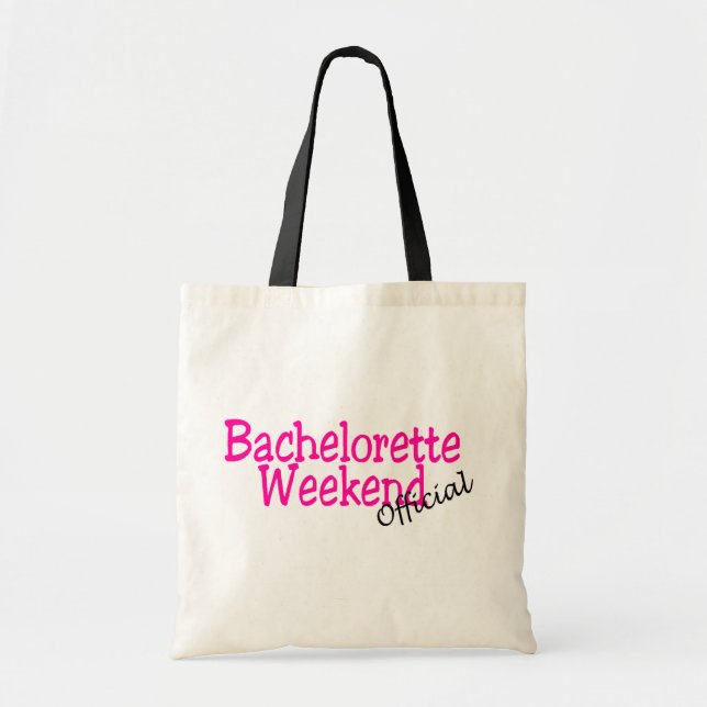 Official Bachelorette Weekend Tote Bag (Front)