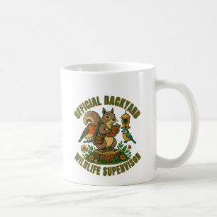 Official Backyard Wildlife Supervisor Funny Mug