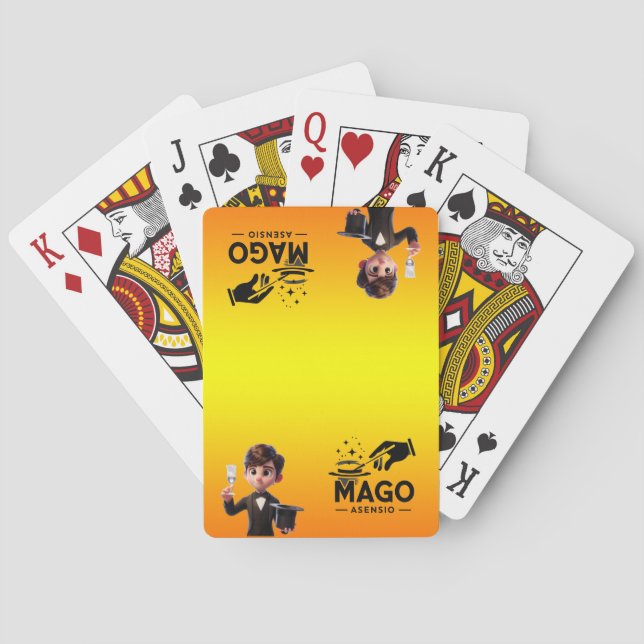 Official Baraja Abrakashow Mago Asensio Poker Cards (Back)