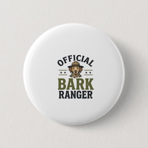 Official Bark Ranger Dog Vintage Graphic_1 Button