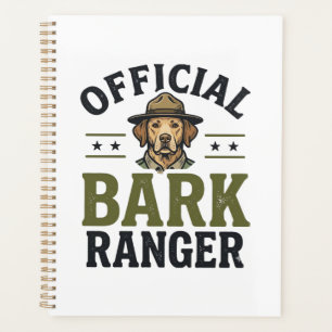 Official Bark Ranger Dog Vintage Graphic_1 Planner