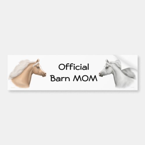 Official Barn Mom Bumper Sticker