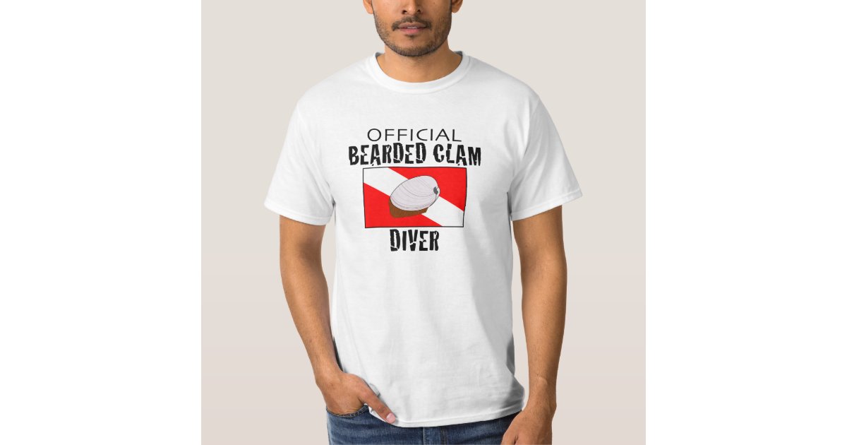 bearded clam t shirt