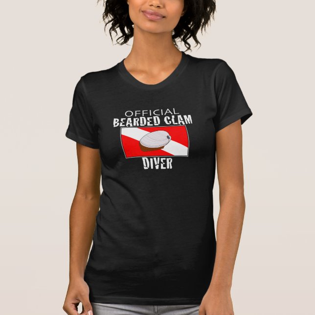 Official Bearded Clam Diver T-Shirt (Front)