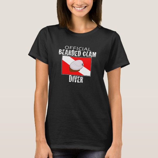 bearded clam t shirt