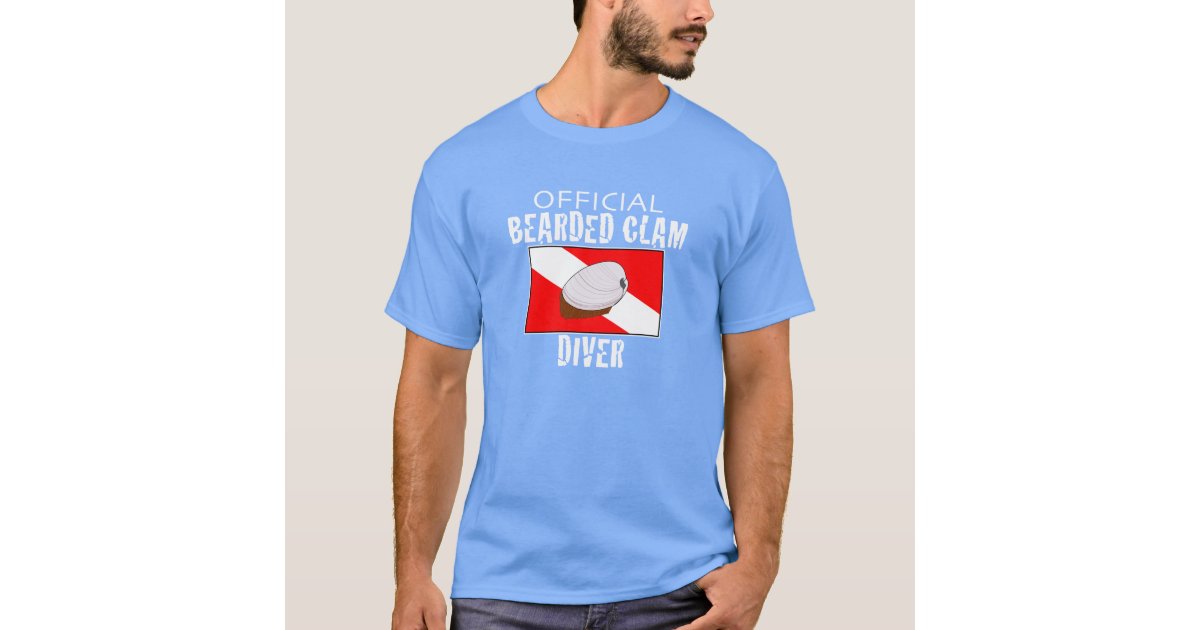 bearded clam t shirt