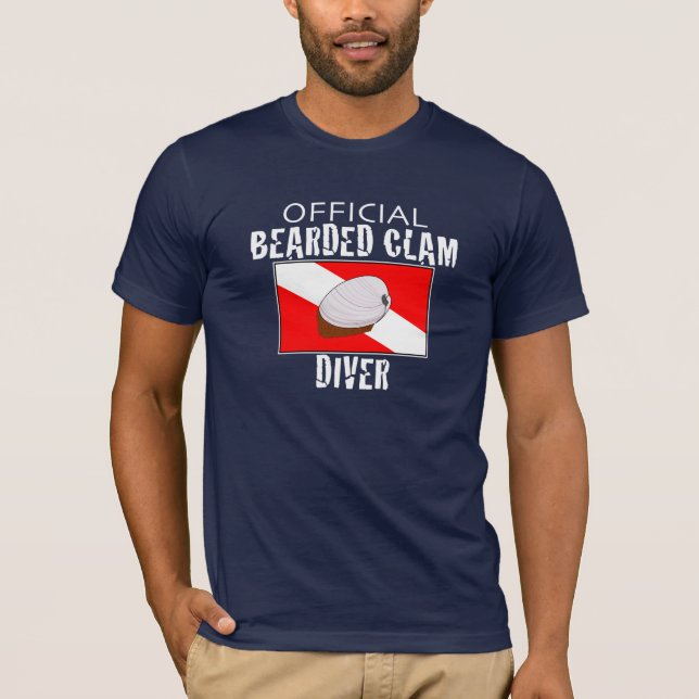 Official Bearded Clam Diver T-Shirt (Front)