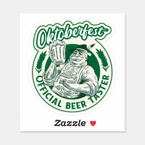Official Beer Taster Oktoberfest Sticker