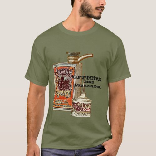 OFFICIAL Bicycle Vintage Sperm Oil Cans Bicycling T_Shirt