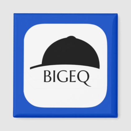 Official BIGEQ Square Magnet