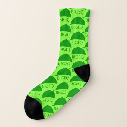 Official BIGEQ Very Lucky Green Socks