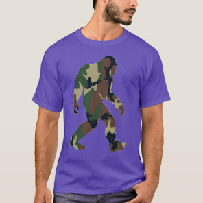 Official Bigfoot Camo Sasquatch Yeti Hunting T-Shirt