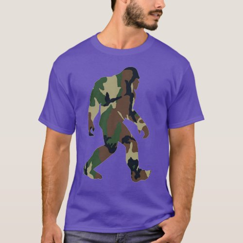 Official Bigfoot Camo Sasquatch Yeti Hunting T_Shirt