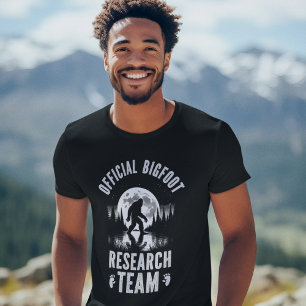 Official Bigfoot Research Team - Forest Landscape T-Shirt