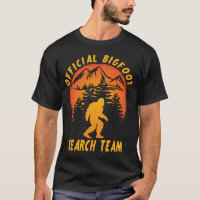 Official Bigfoot Search Team Sasquatch Yeti Funny