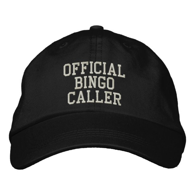 Official BINGO Caller Embroidered Hat (Front)