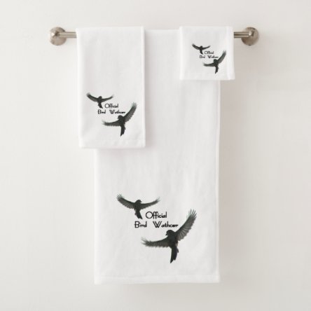 Official Bird Watcher Bath Towel Set