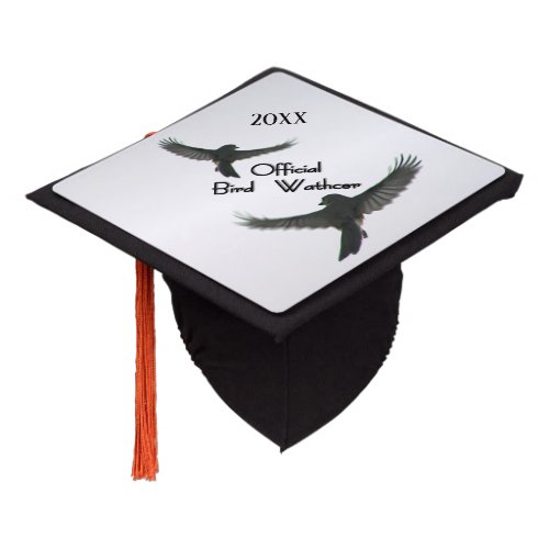 Official Bird Watcher Graduation Cap Topper