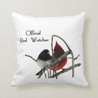 Official Bird Watcher Pillow