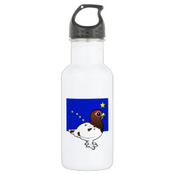 State Birdorable of Alaska: Willow Grouse Water Bottle (24 oz)