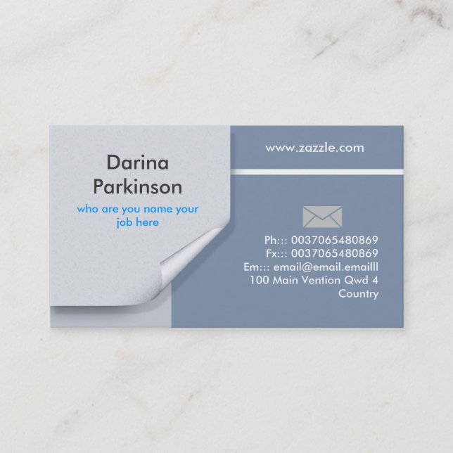 official business card design (Front)