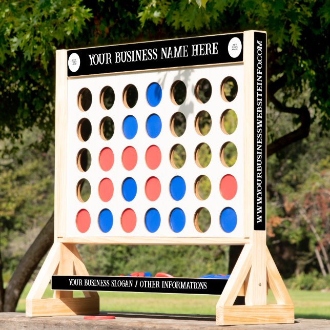  Official Business Logo Event Party Games Fast Four (Lawn)