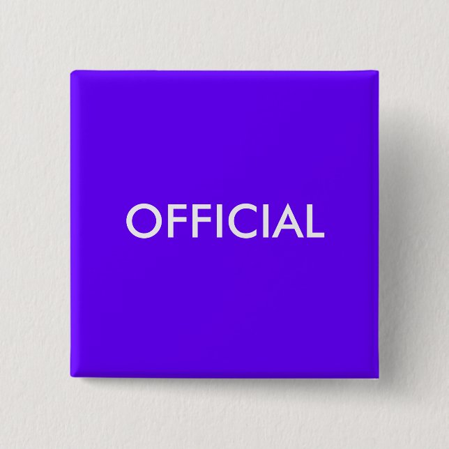 OFFICIAL BUTTON (Front)