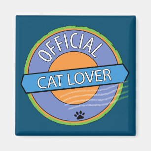 Official Cat Lover Magnet