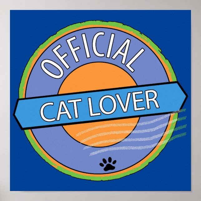 Official Cat Lover Poster (Front)