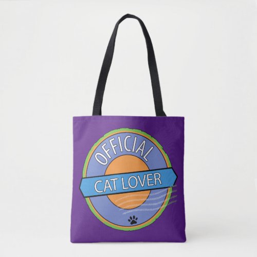 Official Cat Lover Tote Bag