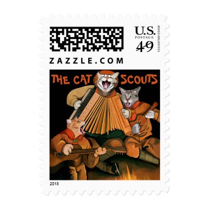 Official Cat Scouts U.S. Postage