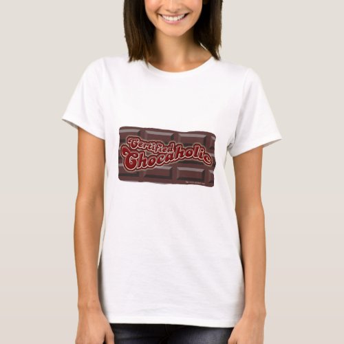 Official Certified Chocaholic T_Shirt