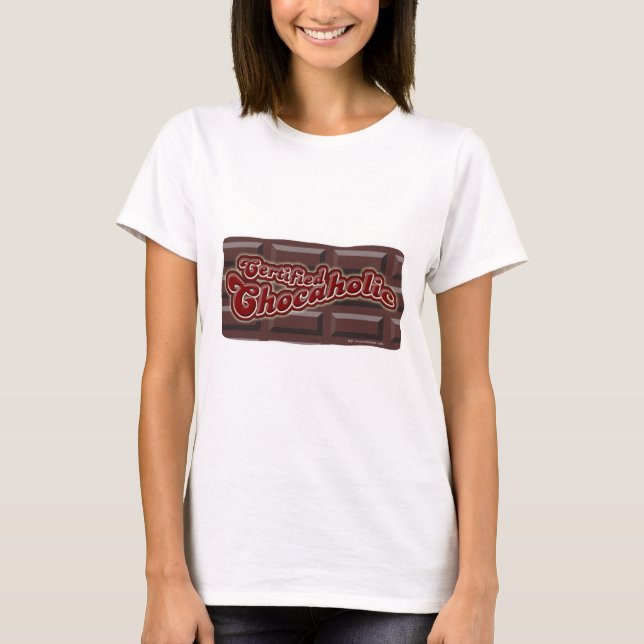 Official Certified Chocaholic T-Shirt (Front)