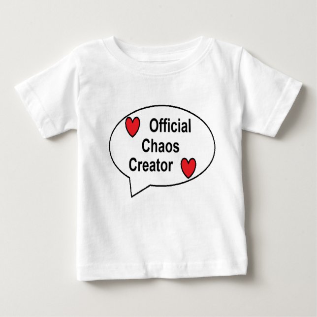 Official Chaos Creator Kids T-Shirt - Fun Tilted G (Front)