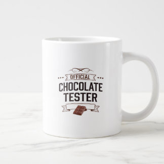"Official Chocolate Tester Gifts Giant Coffee Mug