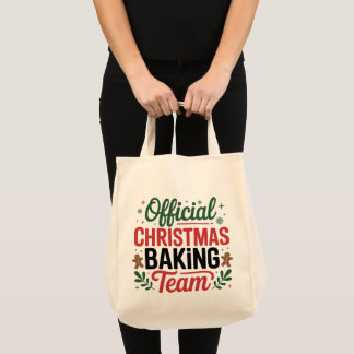 Official Christmas baking team Tote Bag