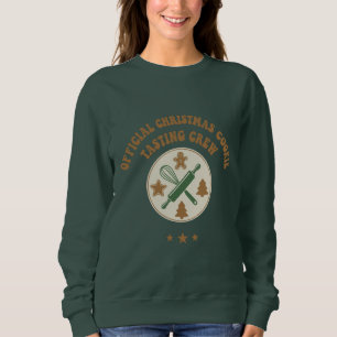 Official Christmas Cookie Tasting Crew Retro Sweatshirt