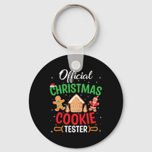 Official Christmas Cookie Tester - Funny Xmas Baki Keychain