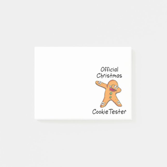 Official Christmas cookie tester Post-it Notes (Front)