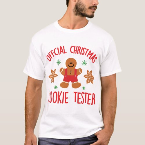 Official Christmas Cookie Tester T_Shirt
