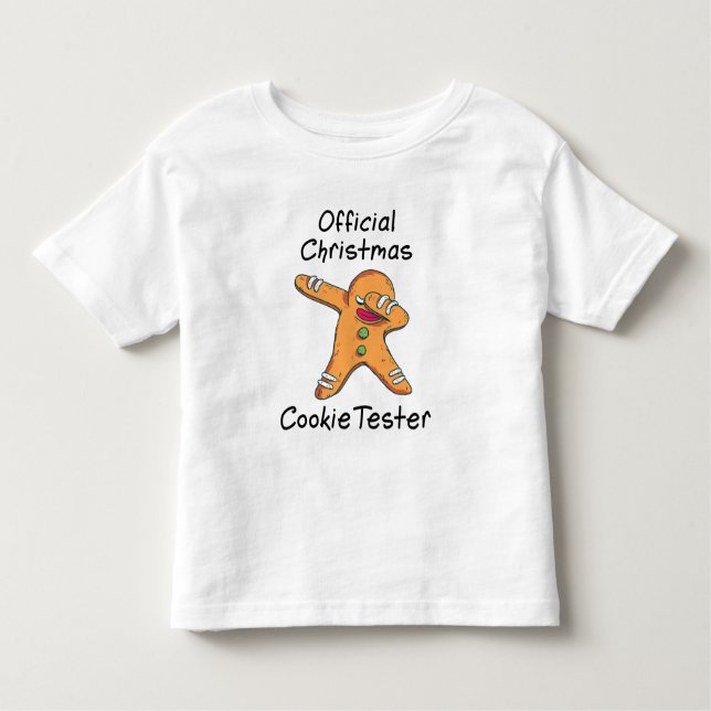 Official Christmas cookie tester Toddler T-shirt (Front)