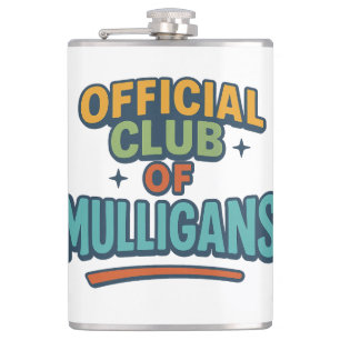 Official Club of Mulligans Flask