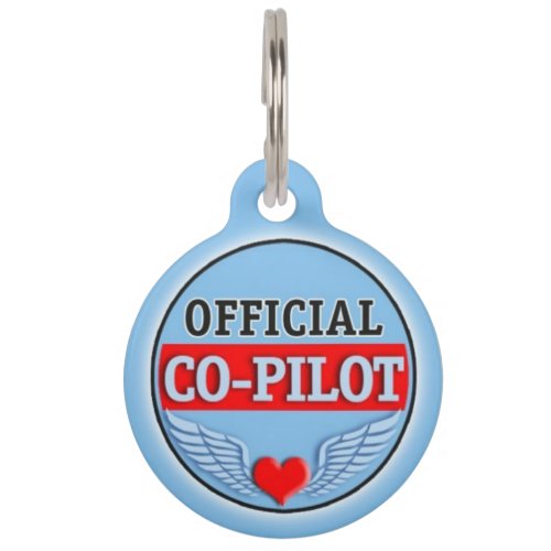 Official Co_Pilot Pet ID Tag